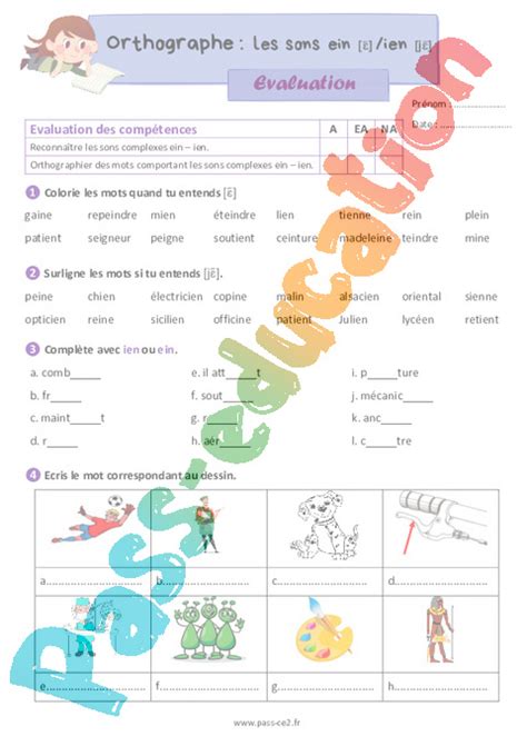 Evaluation Son Complexe Confusion Cycle 3 Bilan Et Controle