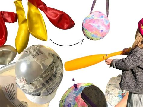 How To Make An Easy Paper Maché Piñata The Diy Nuts