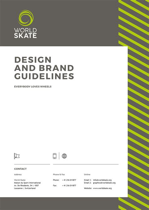 World Skate | Branding Style Guides