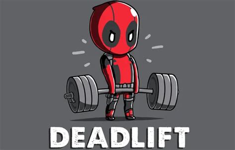 Wallpaper deadpool, funny, deadlift for mobile and desktop, section ...