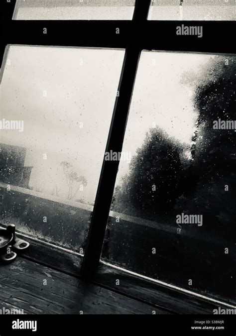 Rainy day window Stock Photo - Alamy