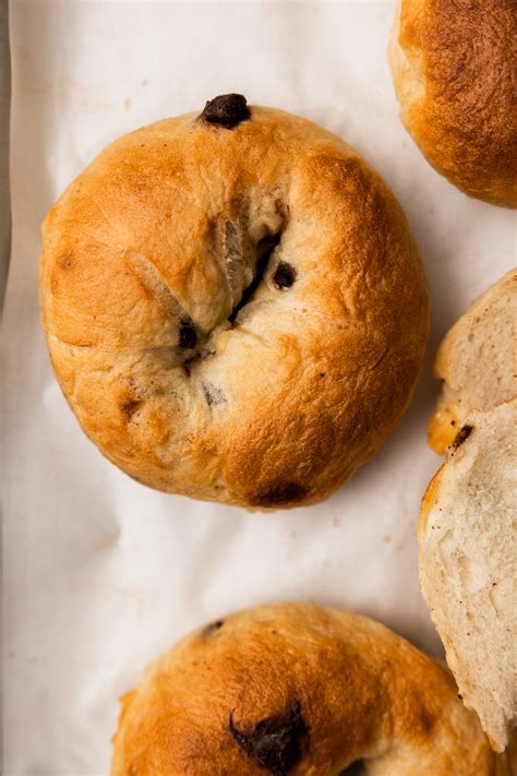Double Chocolate Chip Bagels Bread Baking Babe
