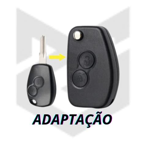 Capa Chave Canivete Alarme Renault Duster Sandero Logan Shopee Brasil