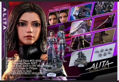 Box Only Stock Hot Toys Mms Alita Battle Angel Scale Collectible Figure Hobbies