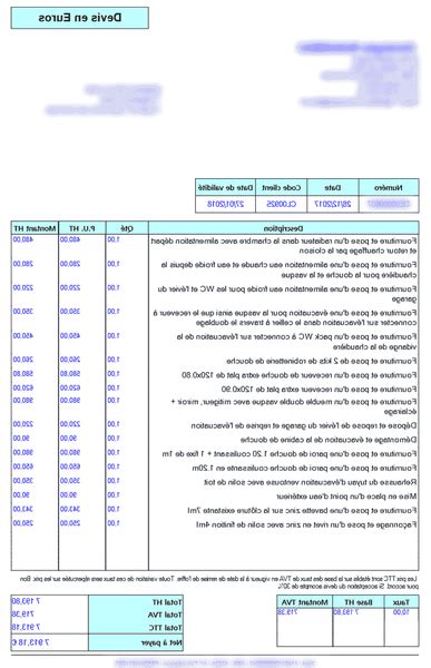 Devis Travaux Plomberie En Ligne Devis En H Actiser