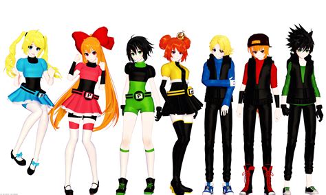 Mmd Sugar Spice And Everything Nice By Sadaoken On Deviantart