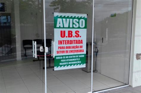 Prefeitura Não Se Manifesta Sobre Interdição De Ubs Jornal De