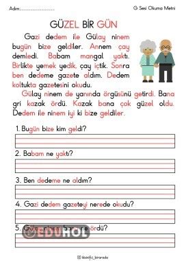 S N F G Sesi G Zel Bir G N O Eduhol Etkinlik Ndir Oyun Oyna