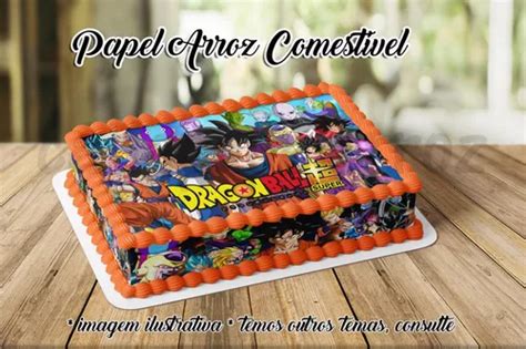 Papel Arroz E Faixas Para Bolo Dragon Ball Cod Parcelamento Sem Juros