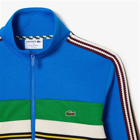 Buy Paris French Made Zipped Colourblock Sweatshirt Lacoste Uae