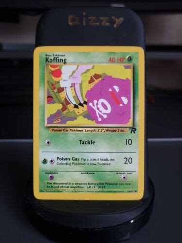 Koffing Regular Pok Mon Card Team Rocket Unlimited Common Wotc Ebay