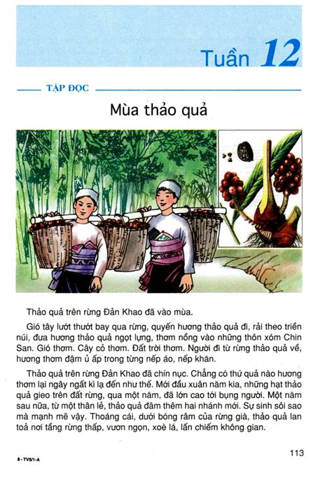 [SGK Scan] Tập đọc: Mùa thảo quả - Sách Giáo Khoa - Học Online Cùng ...