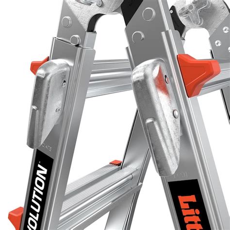 Little Giant Ladders Revolution M17 With Leg Leveler Aluminum 18 Ft Reach Type 1a 300 Lb