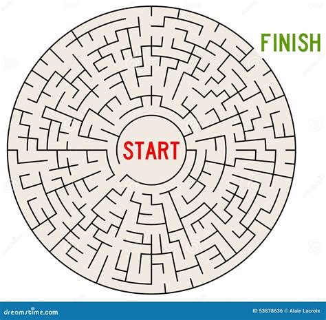 Start And Finish Stock Illustration Image 53878636