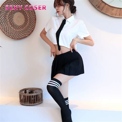 JK Uniform Sexy Japanese Students Uniform Cosplay Lingerie Sailor Uniform Costume Cosplay