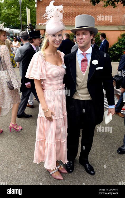 Lady Gabriella Kingston (left) and Thomas Kingston attending Ladies Day of Royal Ascot at Ascot ...