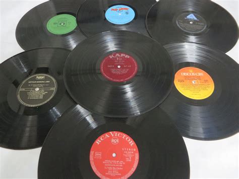 10 Discos de Vinil P Decoração Retrô e Artesanato 12 30 Cm sem