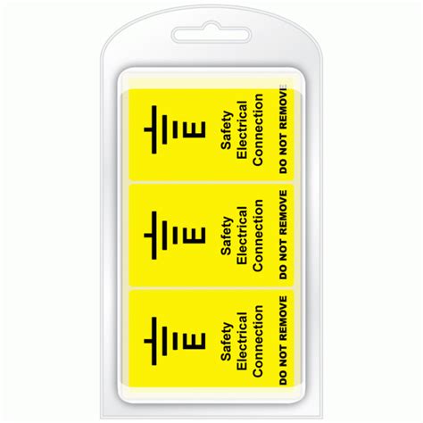 Buy Safety Electrical Connection Labels Connection Stickers