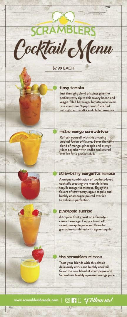 Scramblers Cocktails – Scramblers | breakfast & lunch