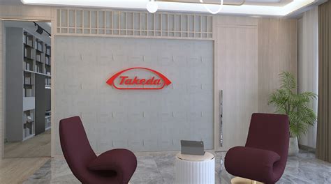 Takeda Logo Wall Branding on Behance