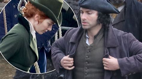 Poldark Series 5 Aidan Turner And Eleanor Tomlinson Spotted Secretly