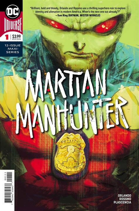 Prepare To See A New Side Of J Onn J Onnz In Martian Manhunter 1 By Steve Orlando And Riley Rossmo