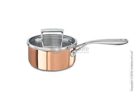 Сотейник с крышкой KitchenAid Casserole серия 3-Ply Copper, 16 см | Mixer
