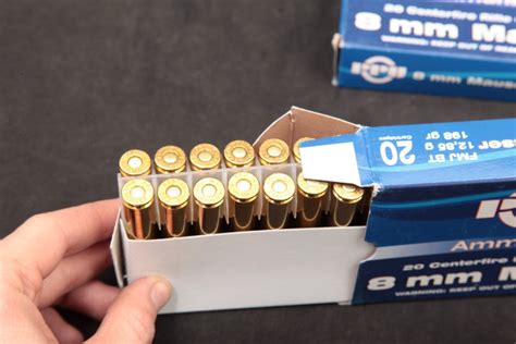 Ppu X Mm Mauser Ammunition Grain Fmj Bt Bullets X Mm