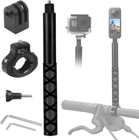 Amazon Motorcycle Bike Handlebar Mount Selfie Stick For Gopro