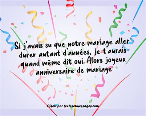 Si J Avais Su Joyeux Anniversaire De Mariage Textes D Anniversaire