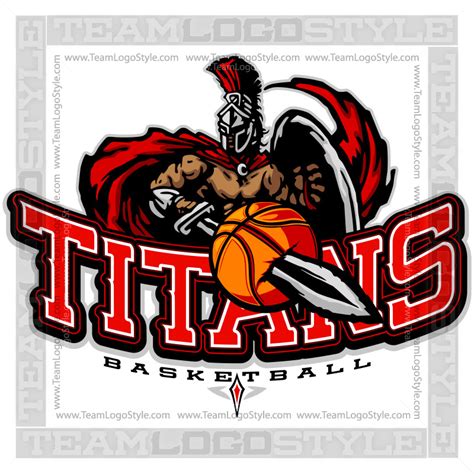 Titans Basketball Logo Vector Titan Team Logo