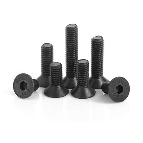 Black carbon steel M3 x50pcs 6mm vis à tête hexagonale M3 M2 M4 Mini