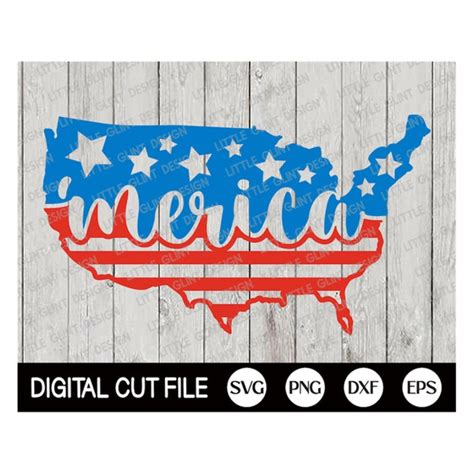 4th Of July Svg Merica Svg American Flag Svg Independenc Inspire