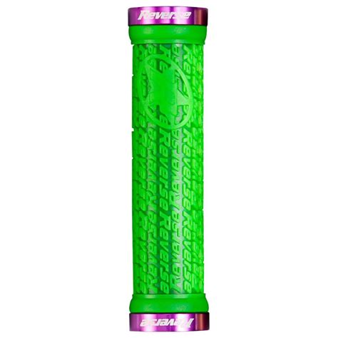 Reverse Components Mtb Grips Stamp Lock On System X Mm Green