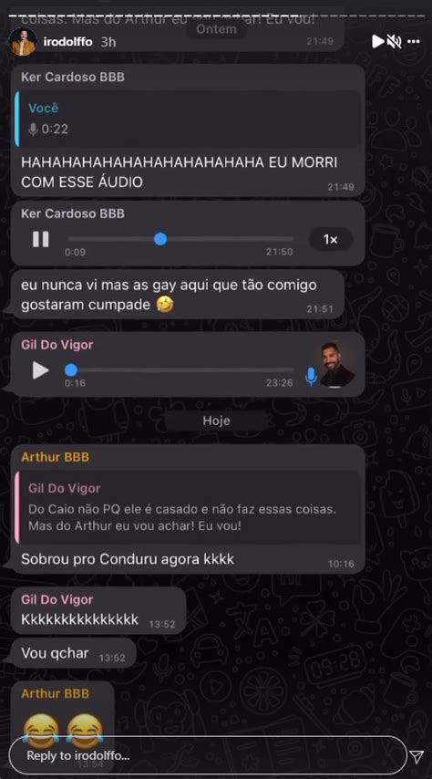 Ex Bbb Gil Do Vigor Provoca Rodolffo Ap S Ver Nude Do Sertanejo T