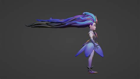 ArtStation - League of Legends - Star Guardian Zoe RIGGED | Resources