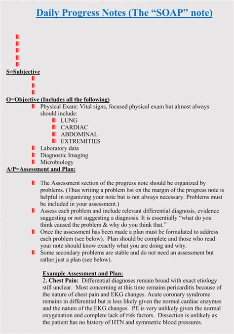 30 Best Soap Note Examples Formats And Free Templates