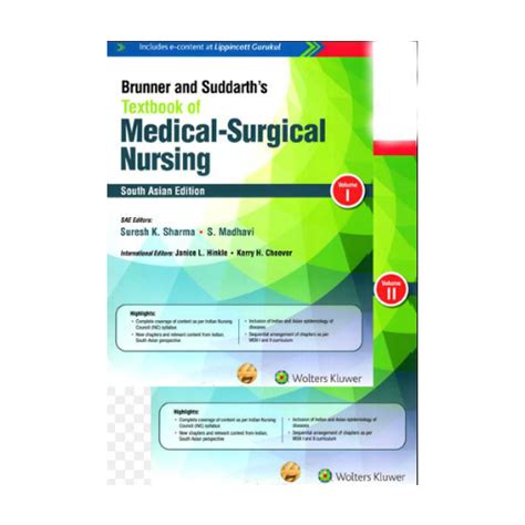 Brunner And Suddarths Textbook Of Medical Surgical Nursing 2 Vol Set