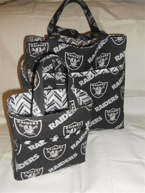 Oakland Raiders Tote Bag Handmade Fully By Fashionflairbykatylu