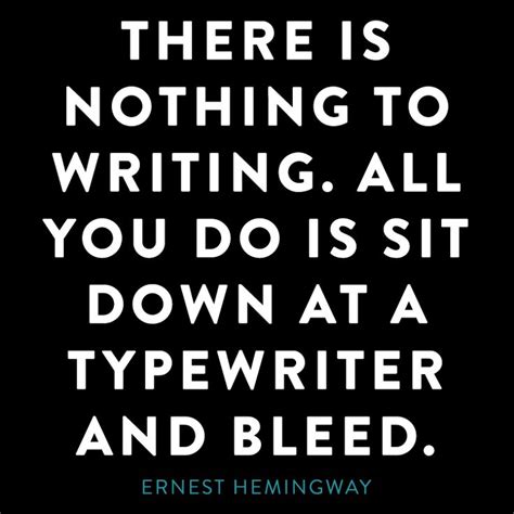 Hemingway Quotes About Writing. QuotesGram