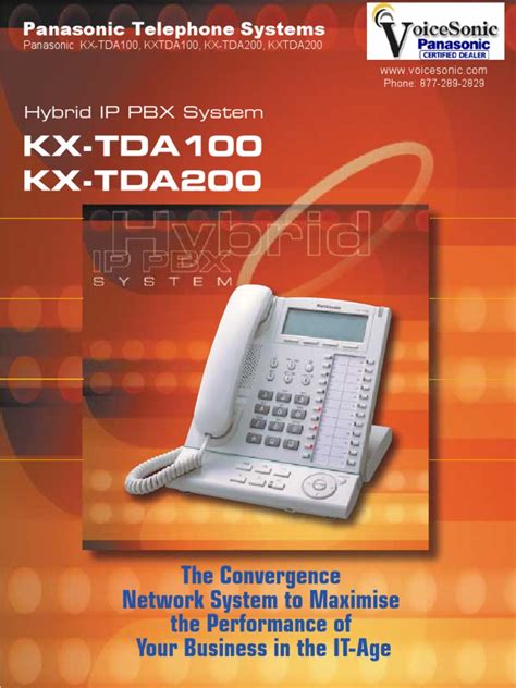 PDF Kx TDA100 200 IP PBX System DOKUMEN TIPS