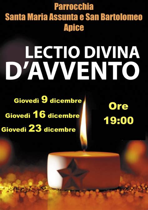 Apice Lectio Divina DAvvento Chiesa Di Benevento