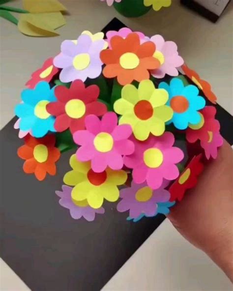 Paper Craft Ideas on Instagram: "Paper Flowers are always fun to make ...