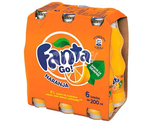 Fanta Refresco Naranja Pack Botella Ml