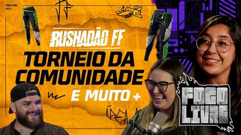 Rushadão FF Como se inscrever no torneio oficial do Free Fire Free