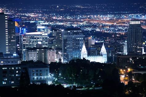 Premium Photo | Salt lake city downtown