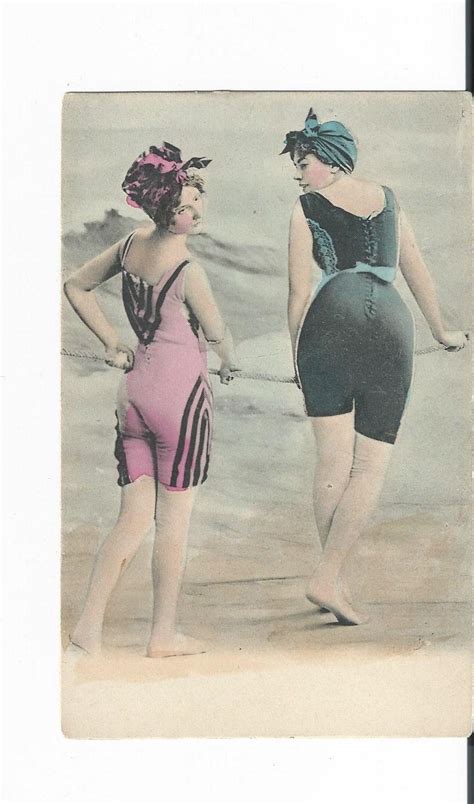 Beautiful Victorian Era Bathing Suit Beauty Postcard By Collectorscenter On Etsy Something Old