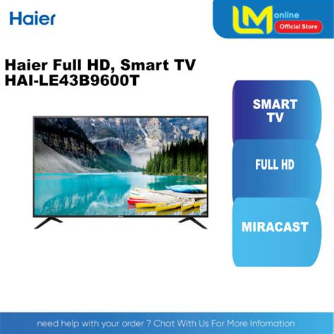 Haier 43 Inch Full HD LED TV HAI LE43B9600T Lazada