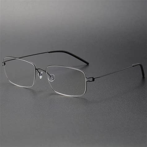 Denmark Brand Eyeglass Frame Men Ultralight Titanium Screwless Glasses Women Myopia Optical