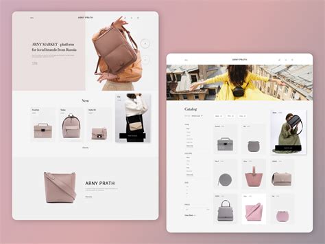 ARNY PRATH redesign site concept by Julia Shapoval on Dribbble